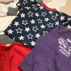 裏起毛トレーナー80cm5枚セット⭐︎ベビーキッズの画像