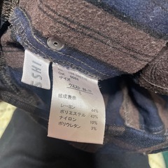 【断捨離】レディースL　チェック柄のボトムス　茶系🤎の画像