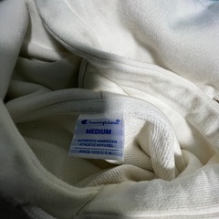 【championチャンピオン】白パーカー②の画像