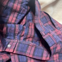 【断捨離】レディースL 赤チェック柄　温かみがあるボトムス❤️の画像