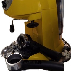 デロンギ　エスプレッソマシン　コーヒーメーカー　イエローの画像