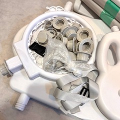 【美品】室内遊具 3in1（すべり台・ブランコ・バスケットゴール）の画像