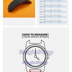 腕時計　ロレックスシリコンバンド20mmの画像