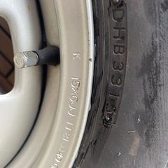 スタッドレス205/65R15 セレナ ノア VOXY プリウス ウィッシュなどに 中古スタッドレスセット ★15×6J 100-114.3/5H ET約45の画像