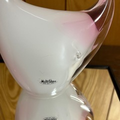 ガラス製白鳥の置物の画像