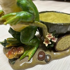 インテリア かえる 置物の画像