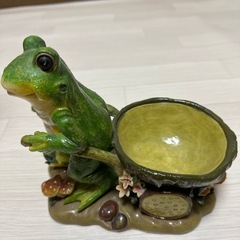 インテリア かえる 置物の画像