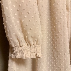 ⦅美品⦆ ems exciteエムズエキサイト、ドット柄ブラウス、シャツ、Mサイズの画像
