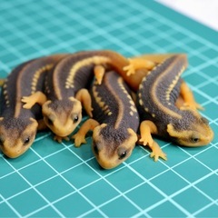 その4 アメイロイボイモリ　幼体3匹セット　訳あり個体　自家繁殖個体　の画像