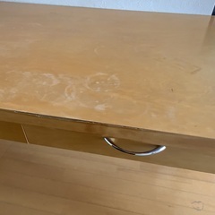 木製机、パソコンデスク、書斎デスク、幅150奥行70高73の画像