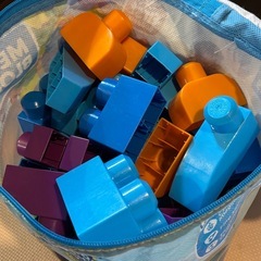 メガブロック 中古 79/80個 袋取っ手なしの画像
