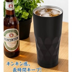 新品　蓋付き　タンブラー　プレゼント　黒　ステンレスの画像