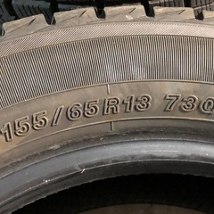 スタッドレス　155/65R13 2023年製　バリ山‼️の画像