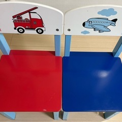 キッズテーブル&イス　２点セットの画像