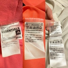 ⦅adidas アディダス⦆ 七分丈スウェット、ロゴタンクトップ、Tシャツまとめ売りの画像