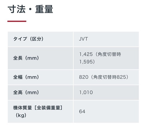 ホンダ　除雪機　ユキオスSB800JVT