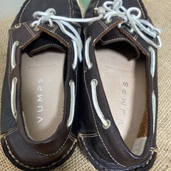 VUMPS  スニーカー ローファー レザー イタリア製の画像