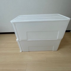 天馬　押入れ　プラスチック引き出し　×2の画像