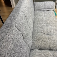 【12/27引取限定】ニトリ ソファベッド（布張りタイプ）の画像