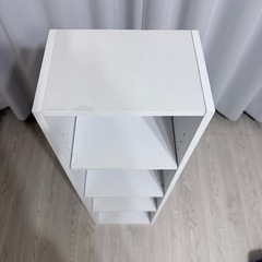 ホワイト　本棚の画像