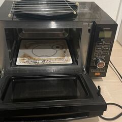 【ジャンク・無料】2019年製 ツインバード オーブンレンジ MW-FS18（修理・部品取り用）の画像