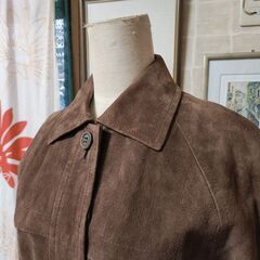 ＆SINKO(シンコー)総スェード。甘やかにチャーミング、そしてスタイリッシュなロングコート。いかがでしょうか？の画像