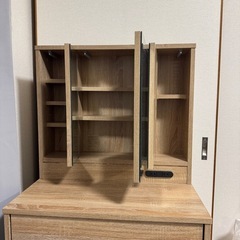 ドレッサー 幅60 スツール付きの画像