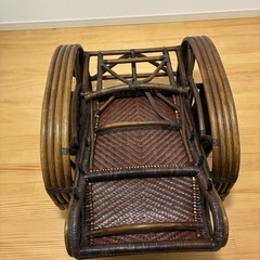 ラタン　昭和レトロ　座椅子　の画像