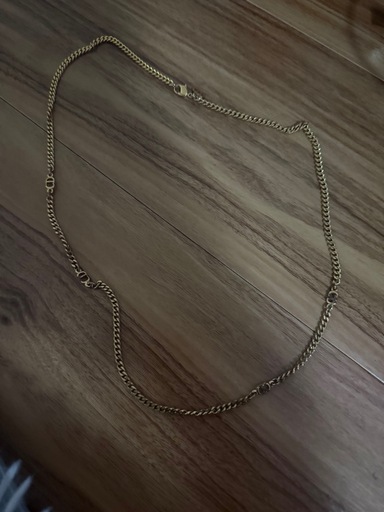 DIOR 18金コーティング　ネックレス