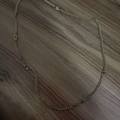 DIOR 18金コーティング　ネックレスの画像