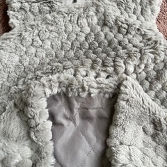 95サイズ　　フェイクファーワンピース   ねこ柄タイツ　新品うさぎタイツの画像