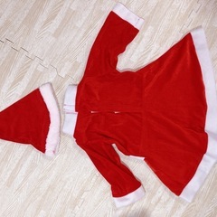 サンタコス　女の子　90cmの画像