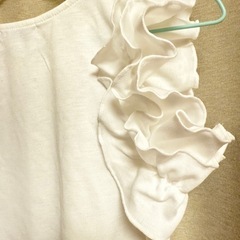 ⦅新品未使用⦆ LUNACION フリルスリーブTシャツの画像