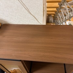 キッチンカウンター？収納棚 レンジ台、炊飯器置きの画像