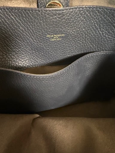 ペッレモルビダ ミニトートバッグ TE011N ネイビー