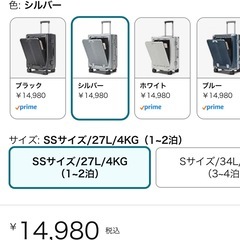 一回利用のみ　機内持ち込み可　
スーツケース フロントオープンの画像