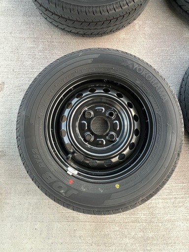 ピクシスバン新車外し12インチホイール 4本キャップ付S700系ハイゼットOEM ☆新車外し☆ハイゼットカーゴ☆純正スチールタイヤホイール4本セット