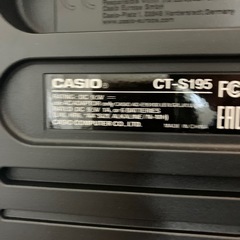 【Amazon限定】CASIO カシオ電子キーボード Casiotone CT-S195(ブラック) 61鍵盤 軽量&コンパクト 持ち運びしやすい 2WAY給電の画像