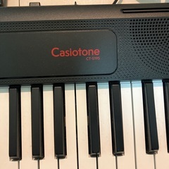 【Amazon限定】CASIO カシオ電子キーボード Casiotone CT-S195(ブラック) 61鍵盤 軽量&コンパクト 持ち運びしやすい 2WAY給電の画像