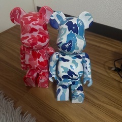 ベアブリック　400% ｱﾍﾞｲｼﾝｸﾞｴｲﾌﾟコラボの画像