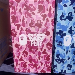 ベアブリック　400% ｱﾍﾞｲｼﾝｸﾞｴｲﾌﾟコラボの画像