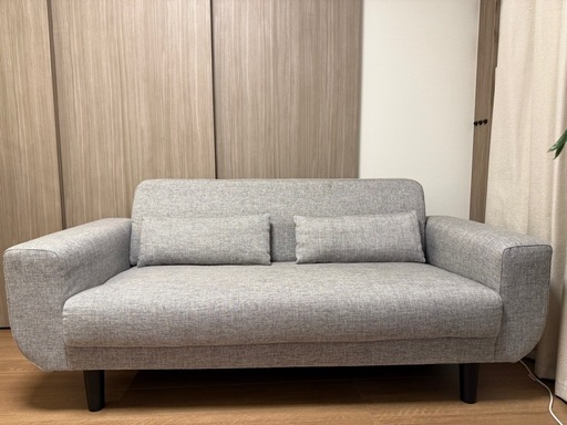 LOWYA 2人掛けソファ クッション付