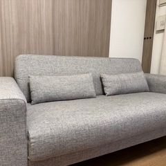 LOWYA 2人掛けソファ クッション付の画像