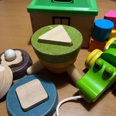 【北欧/木製おもちゃセット】の画像