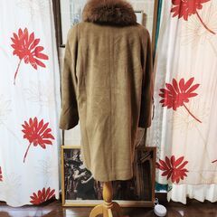 ＆REGENCE(レジァンス) アンゴラ＆ブルーフォックスの超贅沢ゆったりロングコート、いかがでしょうか？の画像