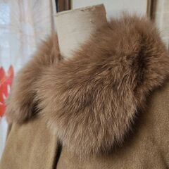 ＆REGENCE(レジァンス) アンゴラ＆ブルーフォックスの超贅沢ゆったりロングコート、いかがでしょうか？の画像