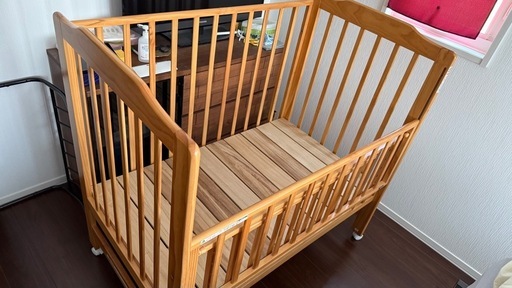 KATOJI ベビーベッド (Jeep) 津島のベビー用品《ベビーベッド、家具