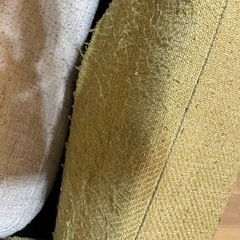 【0円】分割可！L字カウチソファ（幅220cm・ツートンカラー）の画像