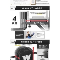 BARWING(バーウィング) ぶら下がり健康器 モデル 高さ調整 4WAY懸垂バー 3Dパット搭載 クッション付き 角ぶら下がり 懸垂 マルチジム 懸垂マシン チンニング 筋トレ ディップススタンドの画像