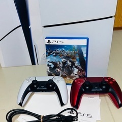 PS5本体CFI-2000Aとモニターの画像